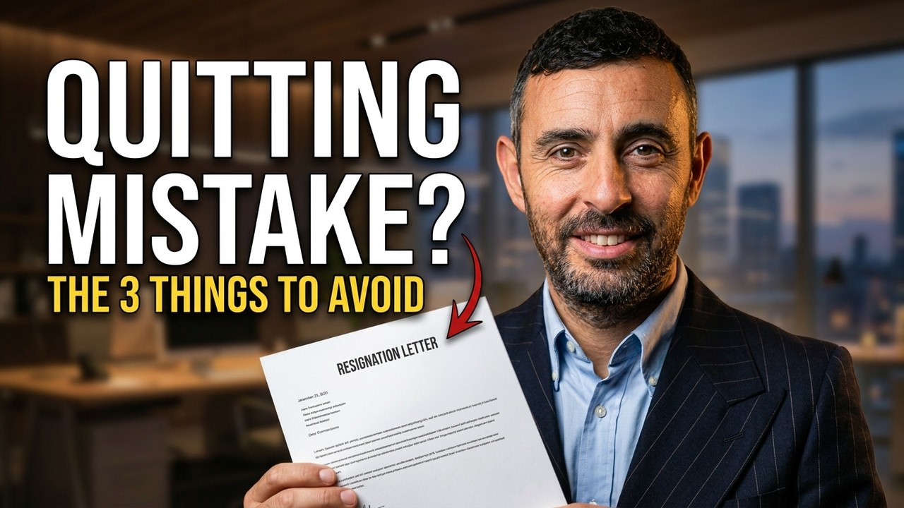 Quitting Your Job? Don't Make These 3 Mistakes