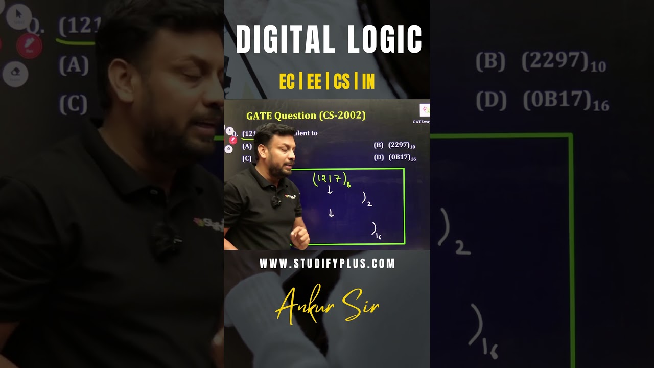 27. System Conversion GATE PYQ 🔥 | Digital Logic | Ankur Sir 
