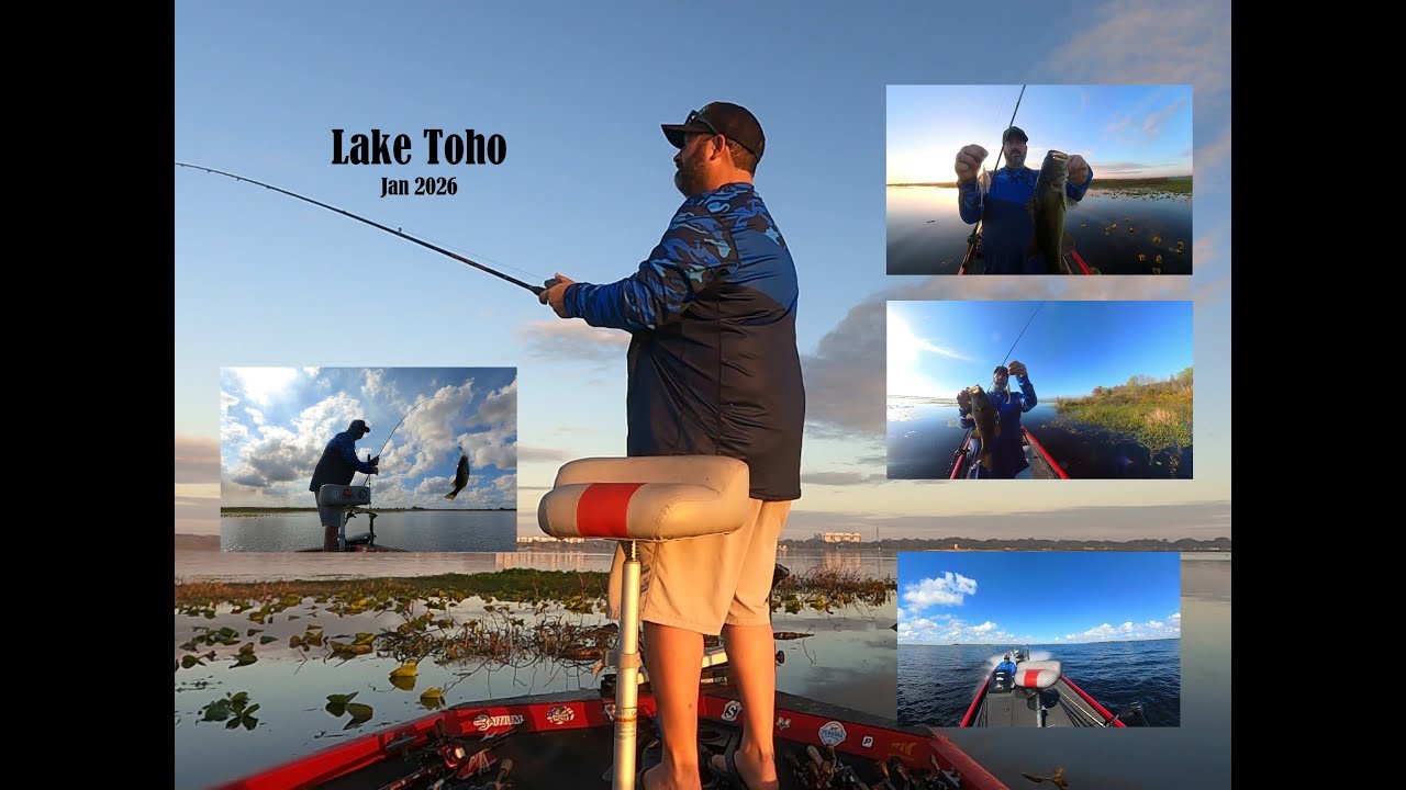 Lake Toho - Florida Bass Fishing - Jan 2026