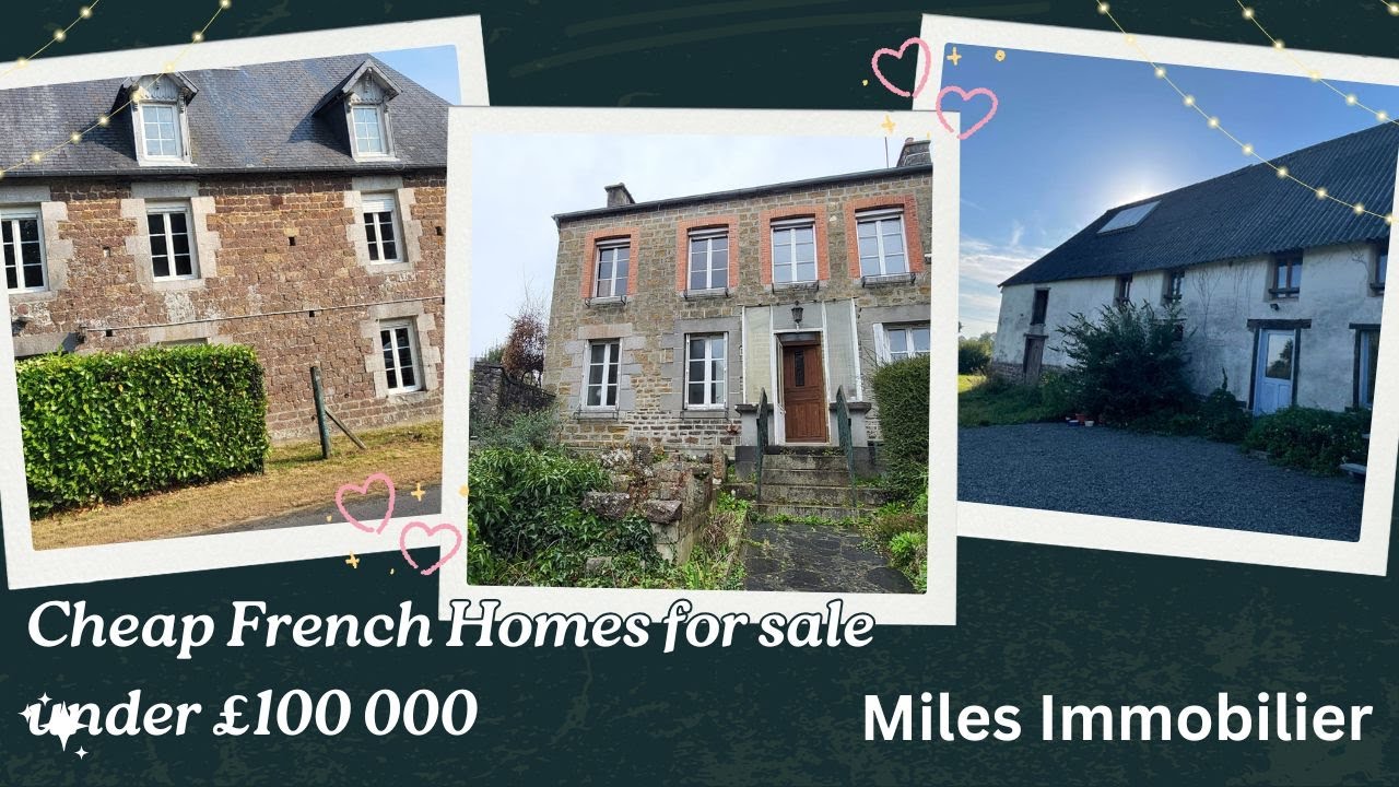 Cheap property for sale in Normandy France - under &pound;100 000 - Miles Immobilier Estate Agents