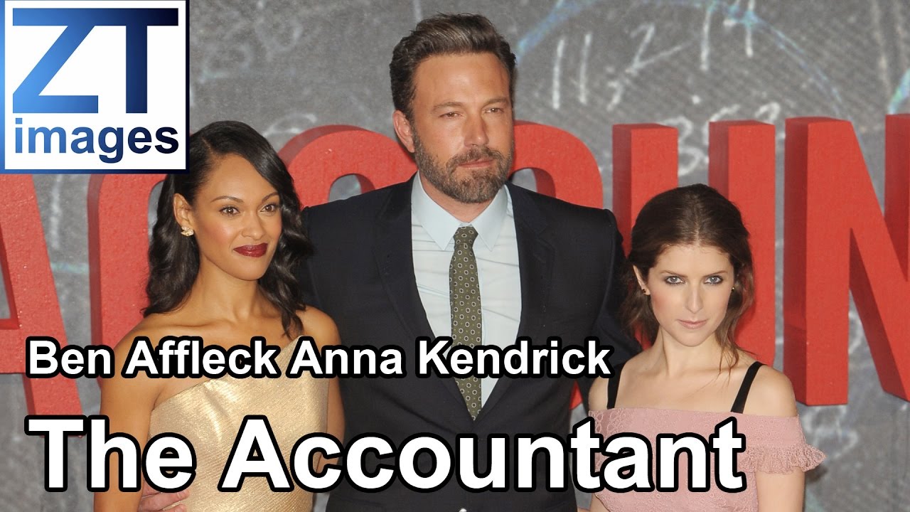 Ben Affleck Anna Kendrick film premiere The Accountant London UK