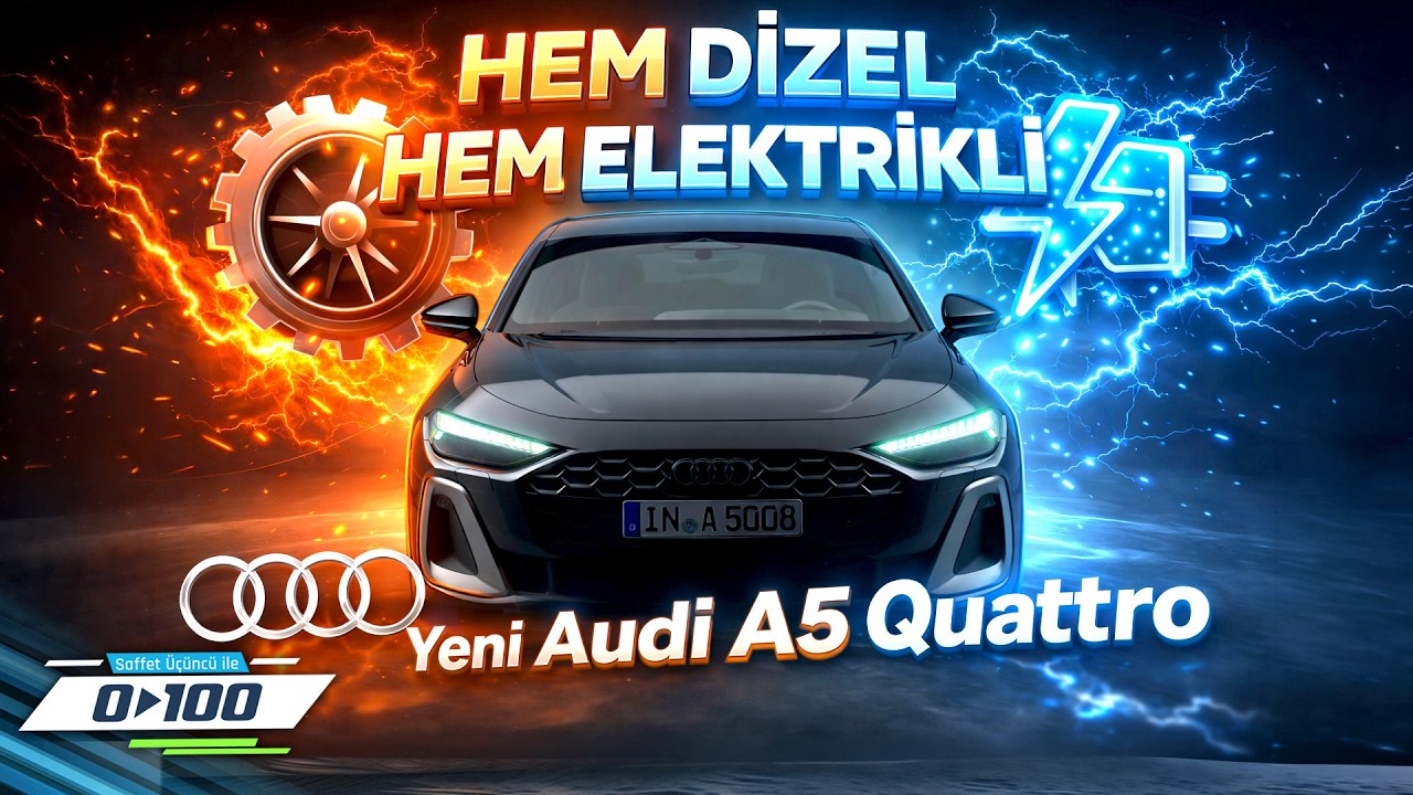 Yeni Audi A5 Quattro Dizel Hibrit'in Teknik Özellikleri! Prestij ve Tasarruf Bir Arada | 0'dan 100'e