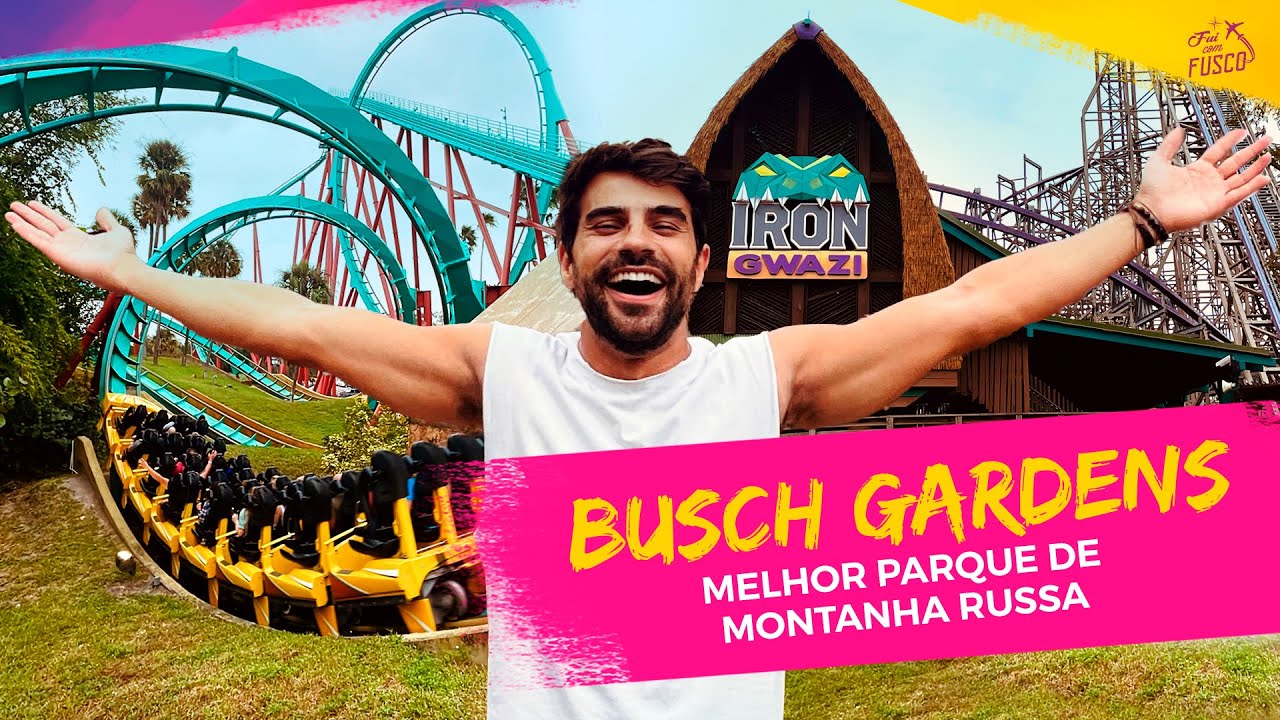 BUSCH GARDENS Tampa - Guia completo com dicas e preços do parque mais radical da Flórida.