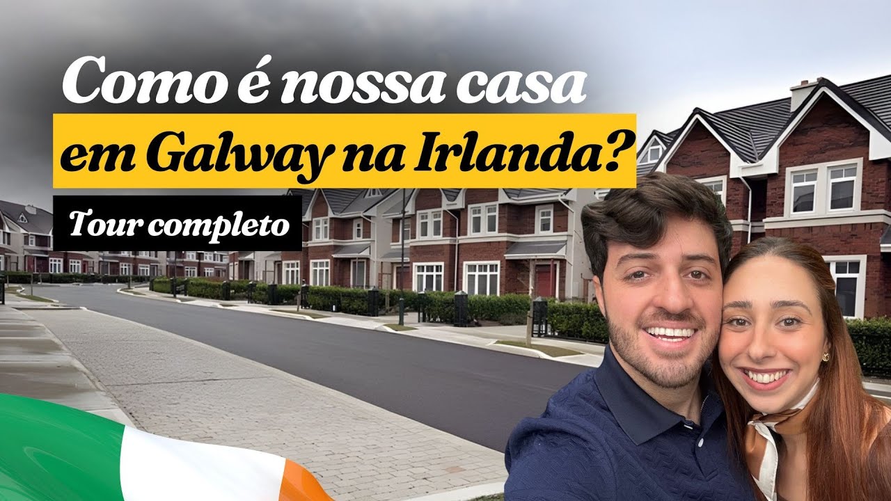 TOUR PELA NOSSA CASA NA IRLANDA! #intercambionairlanda #galway #morarnairlanda 