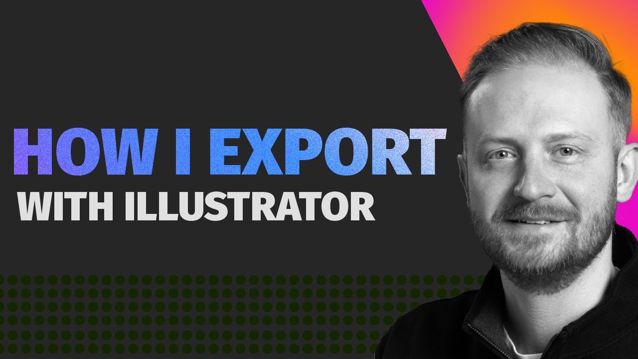 Exporting an image with Adobe Illustrator