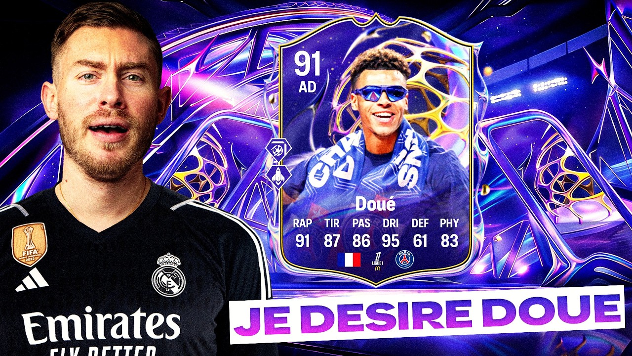 JE DESIRE PACKER DOUE 🙄 JE PACK UNE BLINDE de FUTURES STARS et UNE FUTURE ICONE SUR FC27