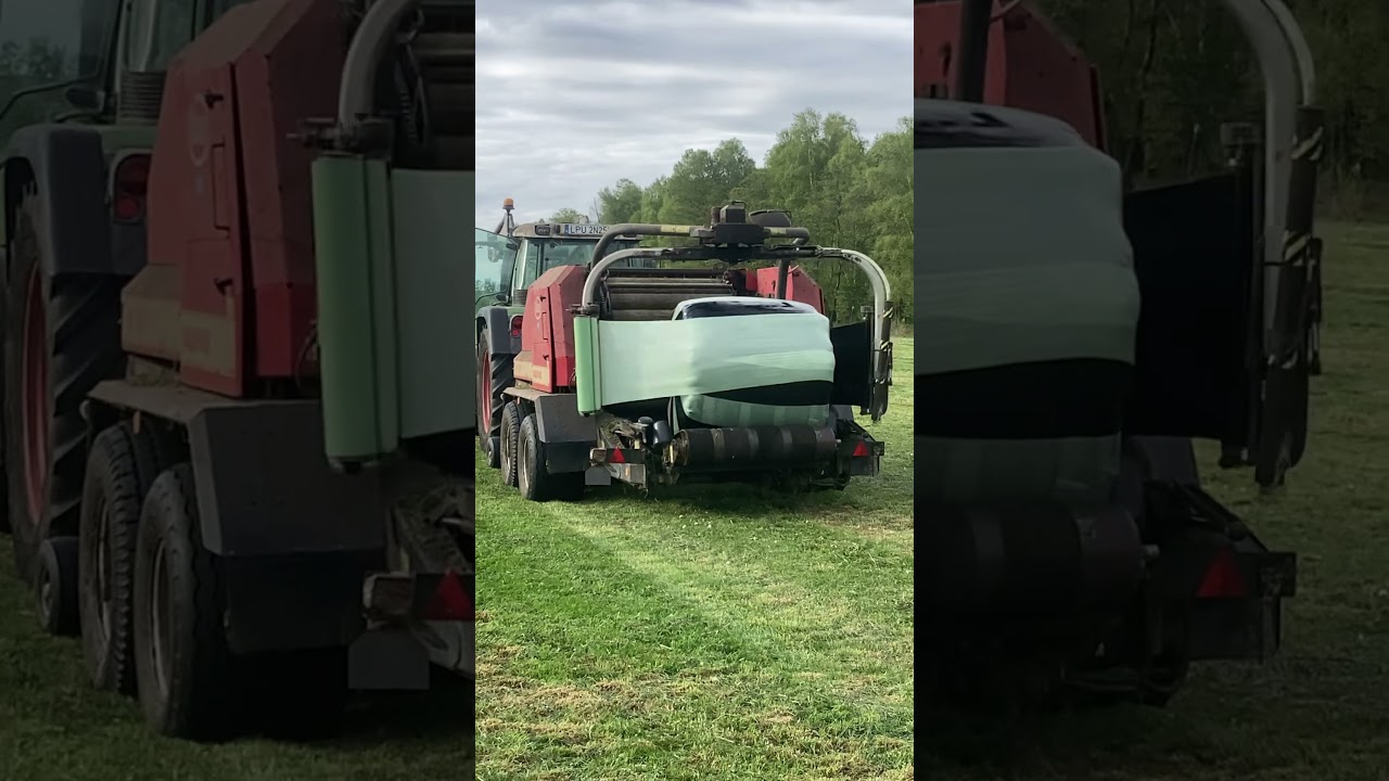 1 pokos 2025  Maj Fendt Farmer 410 Vicon rf135 Balepack #fendt #fendtpower #vicon #sianokosy