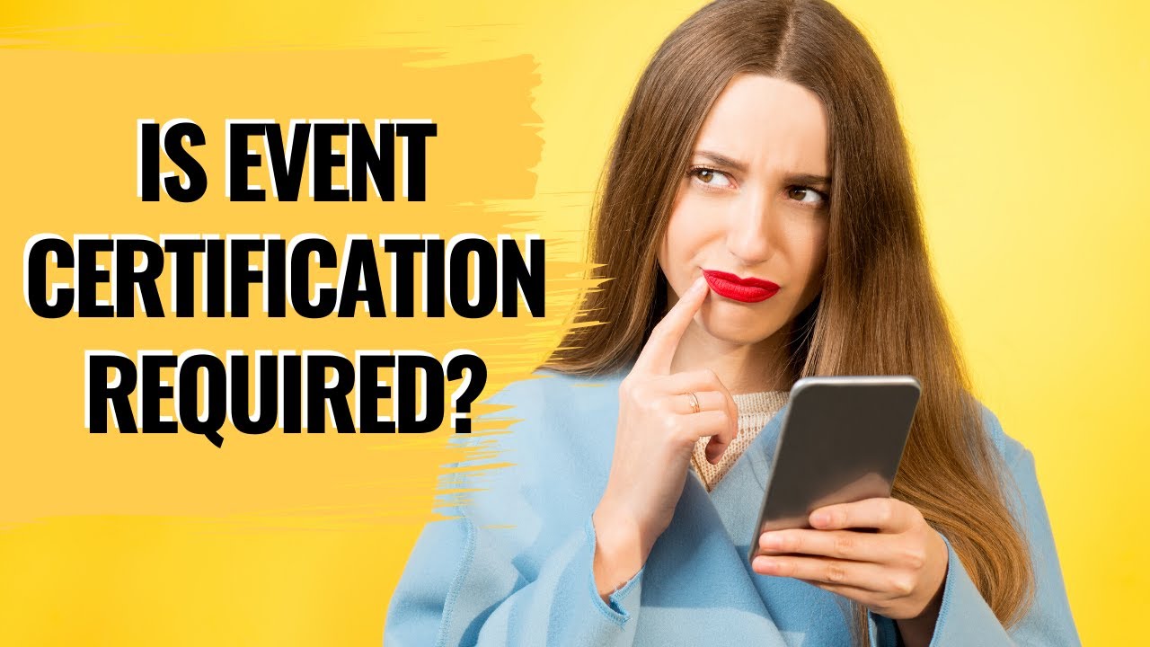 DO YOU NEED TO BE CERTIFIED TO BE AN EVENT PLANNER?