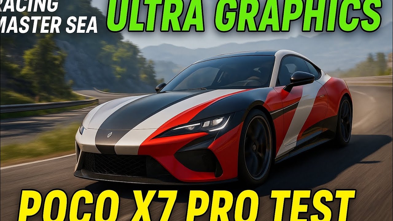 Racing master sea version Poco x7 pro test