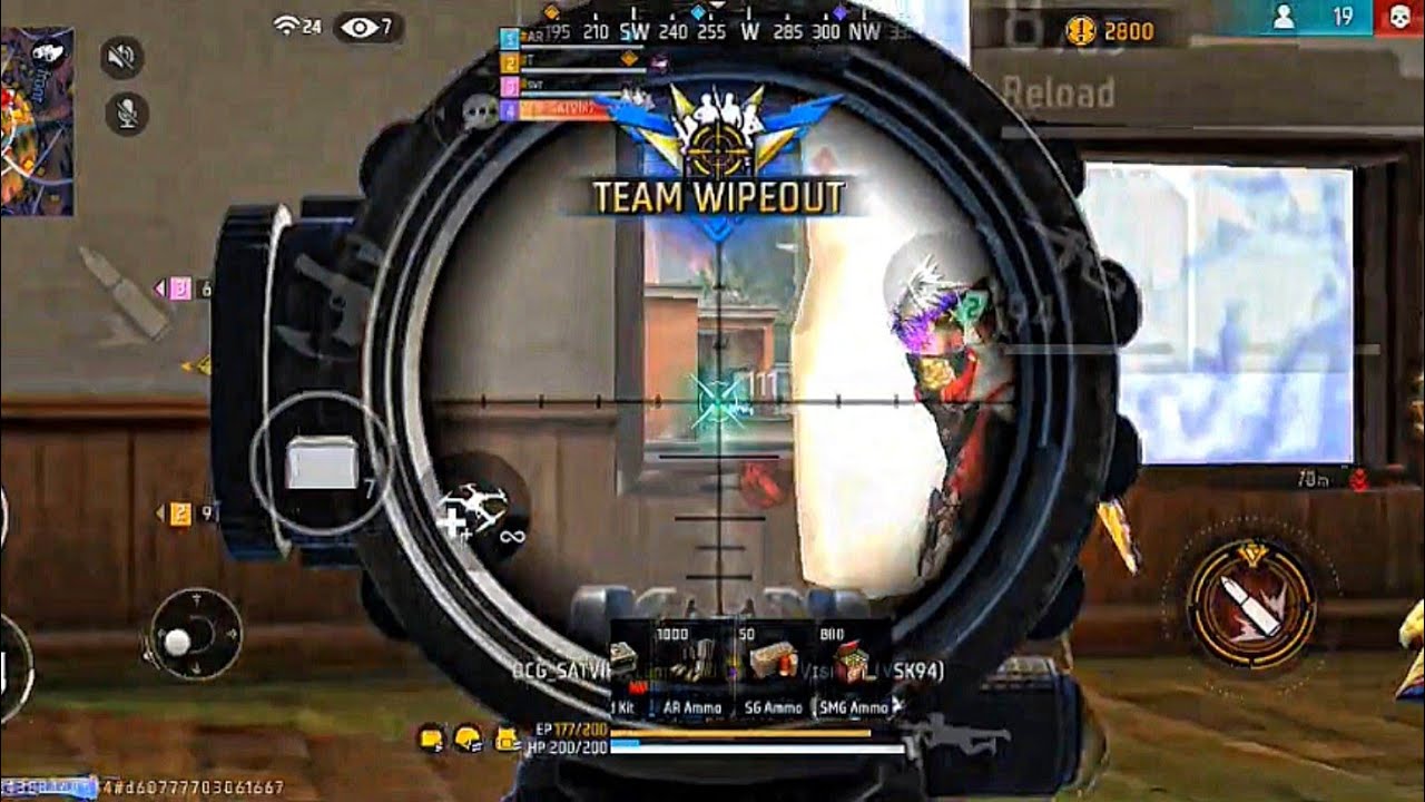 (RAW POV) SNIPER👾🪖HIGHLIGHTS🚀 | FREE FIRE TORNAMENT HIGHLIGHTS BY VLRSATVIK 