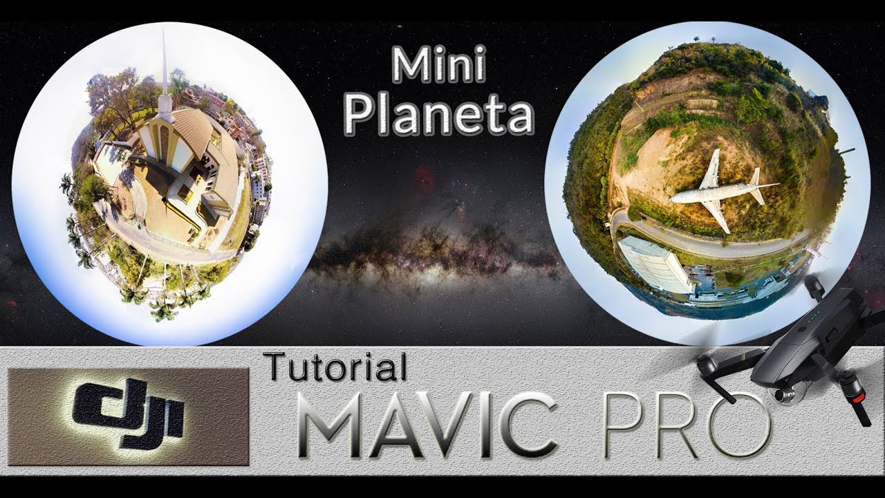 Drone Foto 360º Mini Planeta com software HUGIN - DJI Mavic/Inspire/Phantom