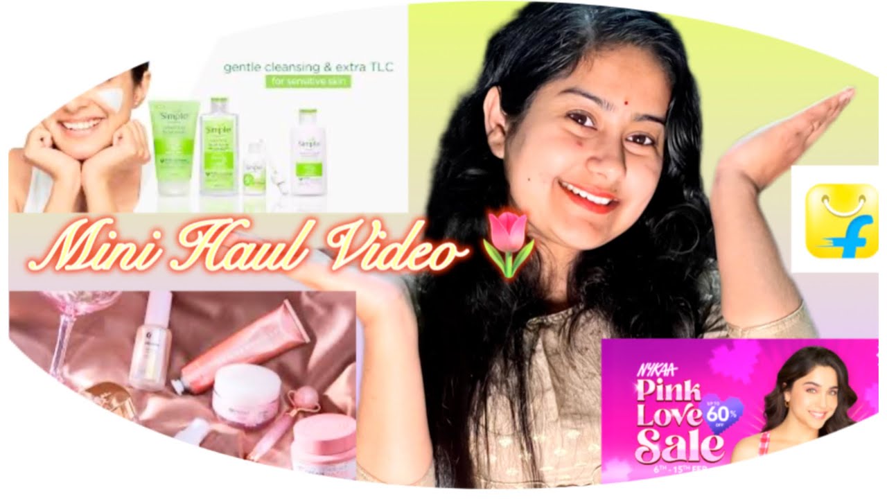 🌷Nykaa Pink Love Sale✨|| 🍃Nykaa & Flipkart Mini Haul Skincare Products|| by Rishita Sarkar 