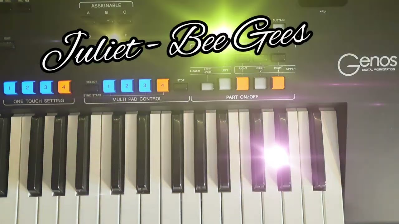Juliet - Bee Gees - Cover by Yamaha Genos Keyboard Disco Dance Summer Music 80er Hit