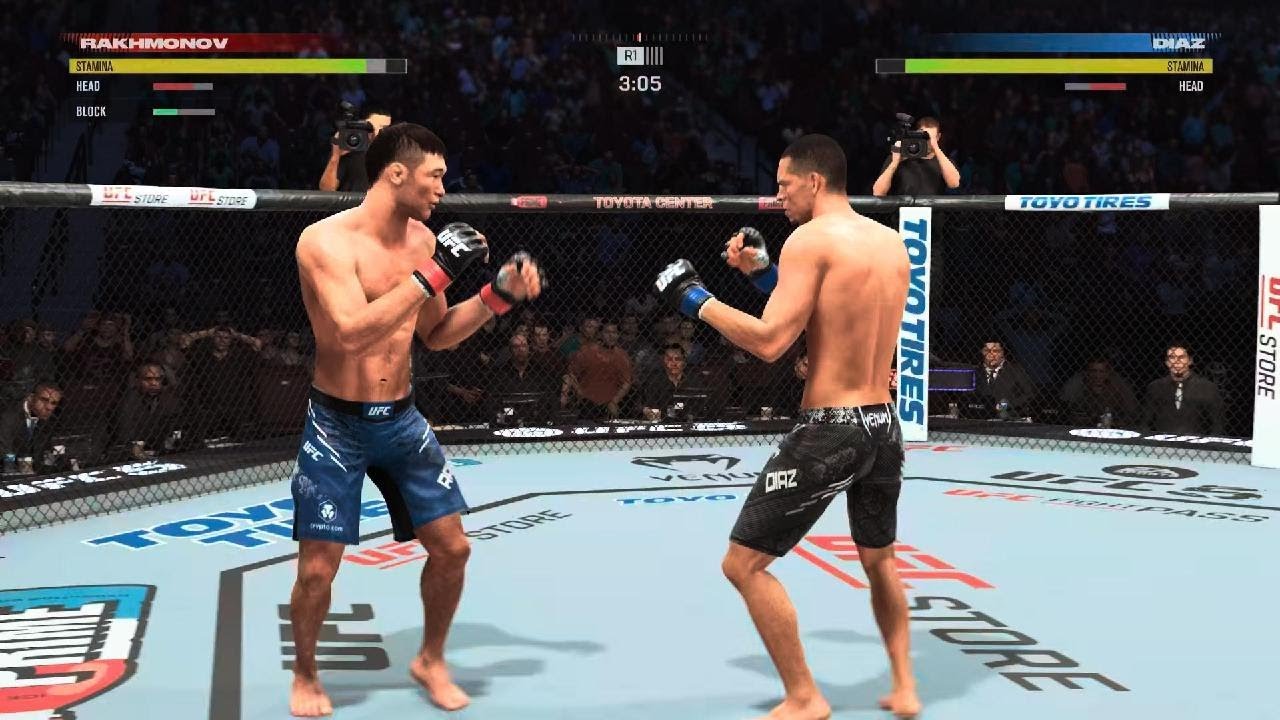Rakhmonov VS Diaz Welterweight Fight