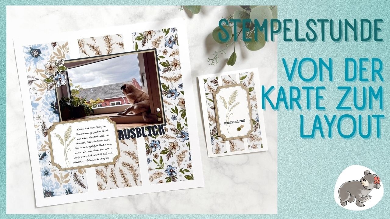 Stempelstunde | - LIVE - | Kartenideen & Scrapbooking | Vom Kartendesign zum Layout