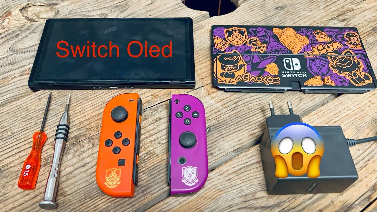 Switch Oled Pokémon qui refuse de s’allumer. Ah ben tu m’étonnes 😂