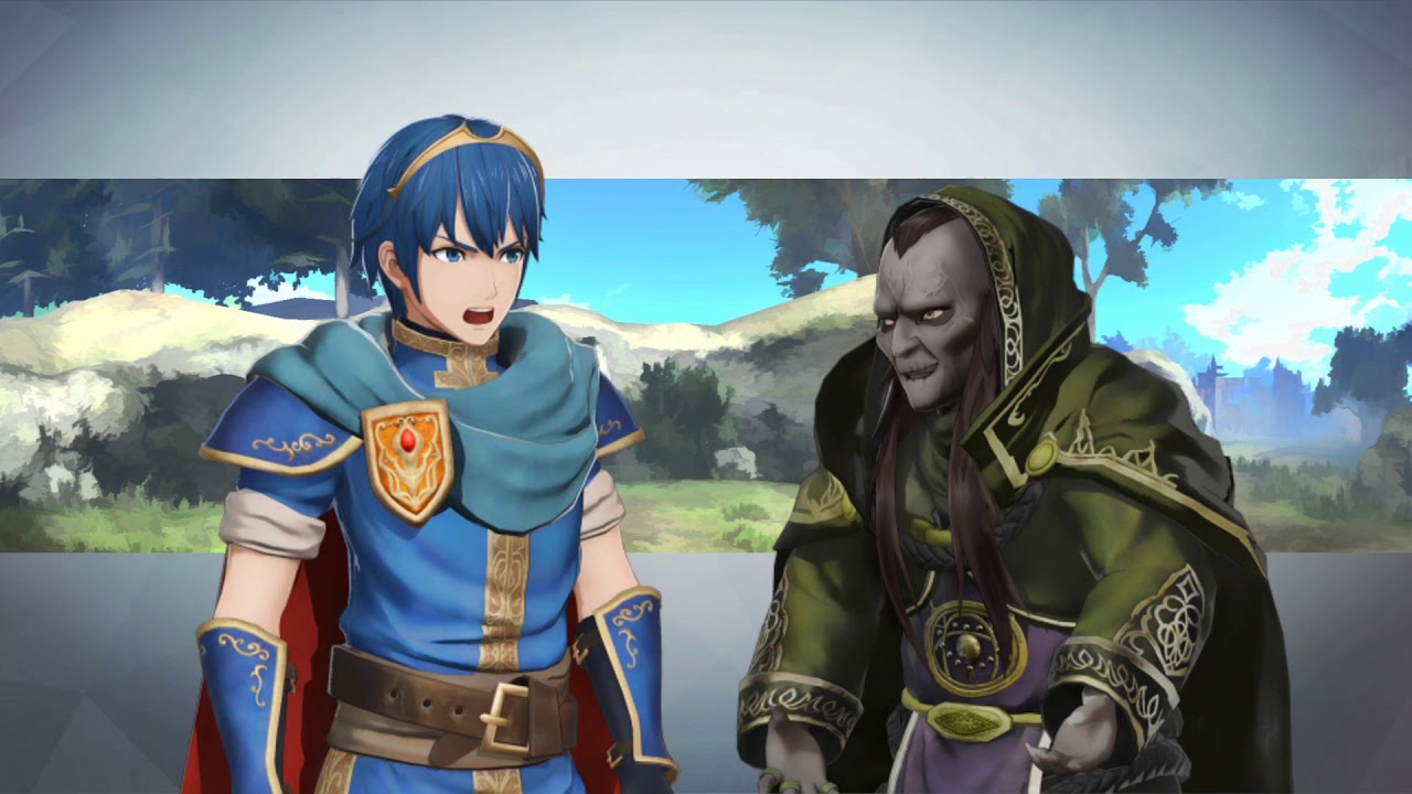 Fire Emblem Warriors - Marth & Gharnef Support Conversation