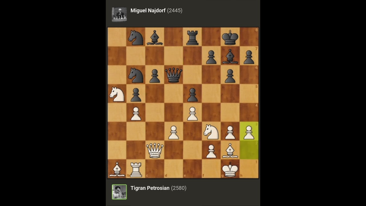 Tigran Petrosian vs Miguel Najdorf || It Chess Open • Santa Monica - USA, 1966.