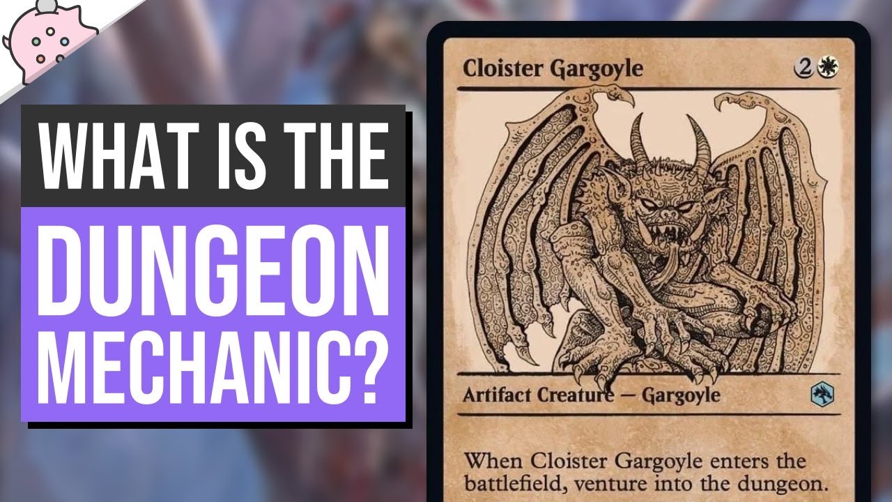 What is the Dungeon Mechanic? | Cloister Gargoyle | Adventures in the Forgotten Realms Spoiler | MTG