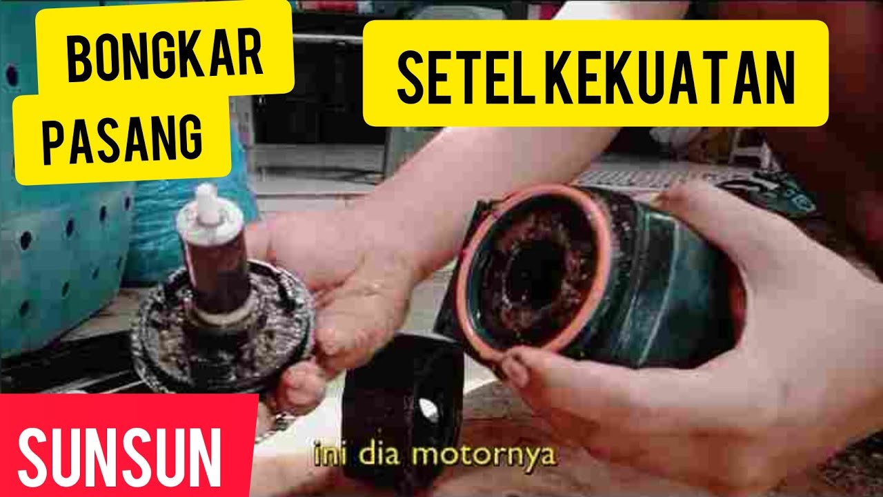 Cara Membersihkan Pompa Celup Sunsun JTP 5800 | Bongkar Pasang