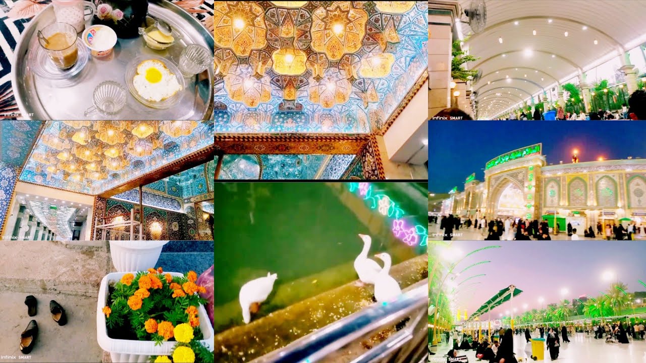أجواء في كربلاء ولا اروع 😍 نهر العلقمي 🌿 عشاء الساعة 12 بالليل ☺️ مشاهدة ممتعة