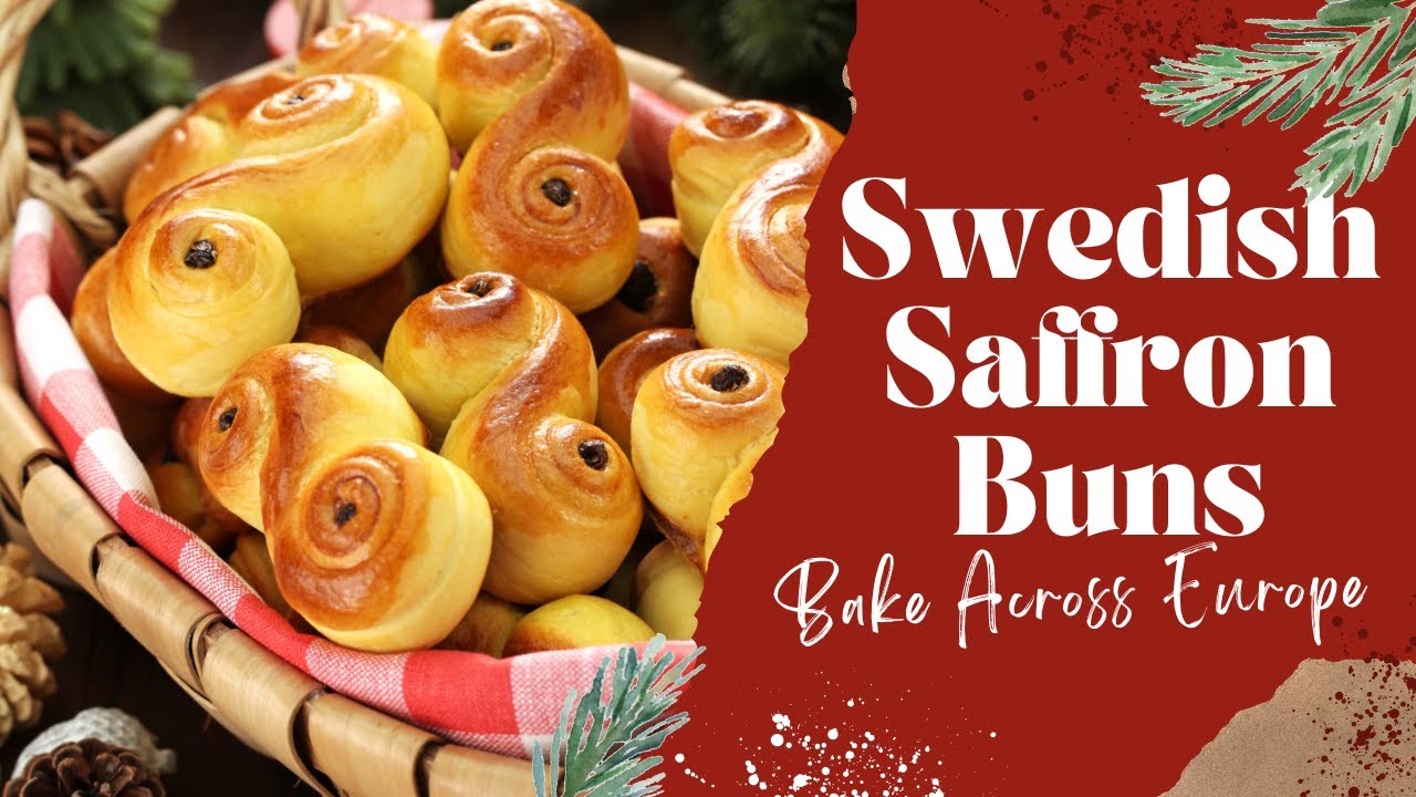 Swedish Saffron Buns | Lussebullar | Lussekatter | Santa Lucia Buns