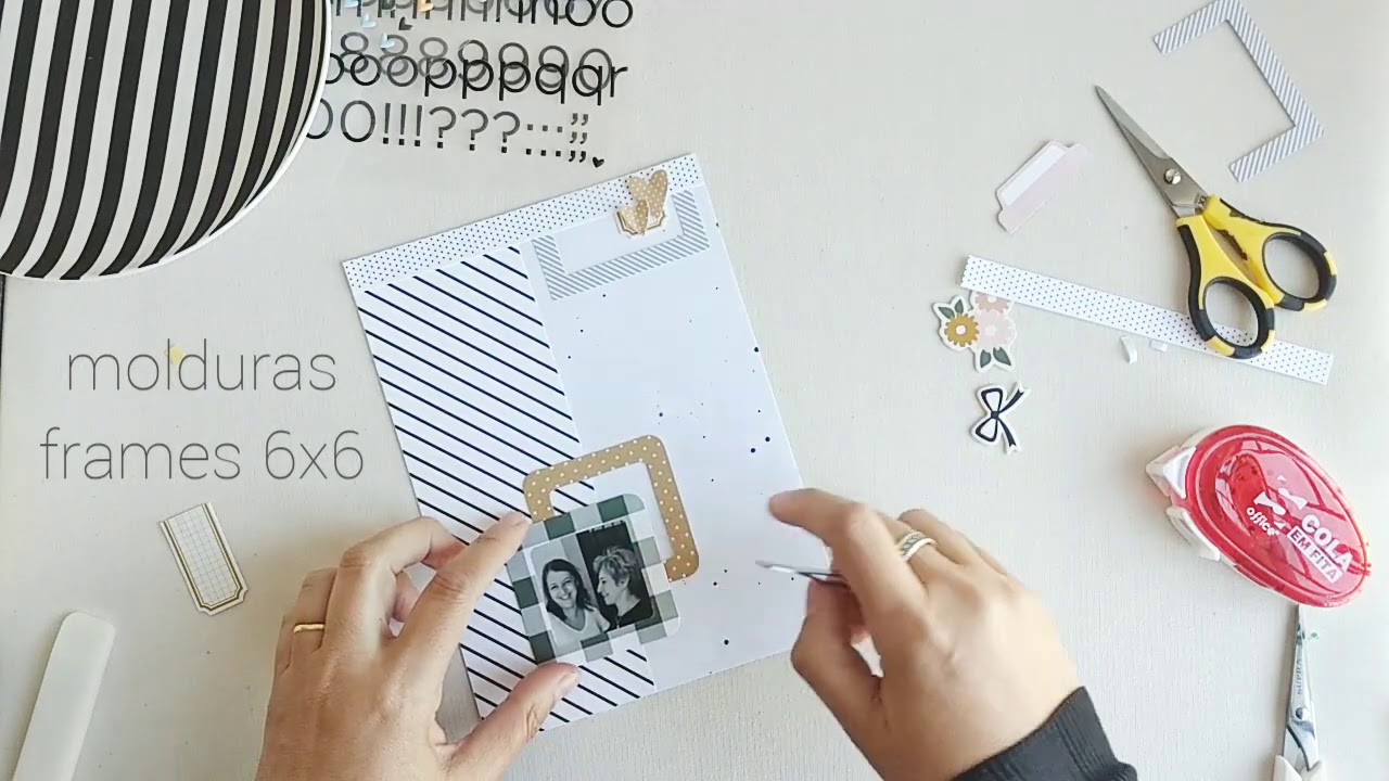 Página no caderno de discos