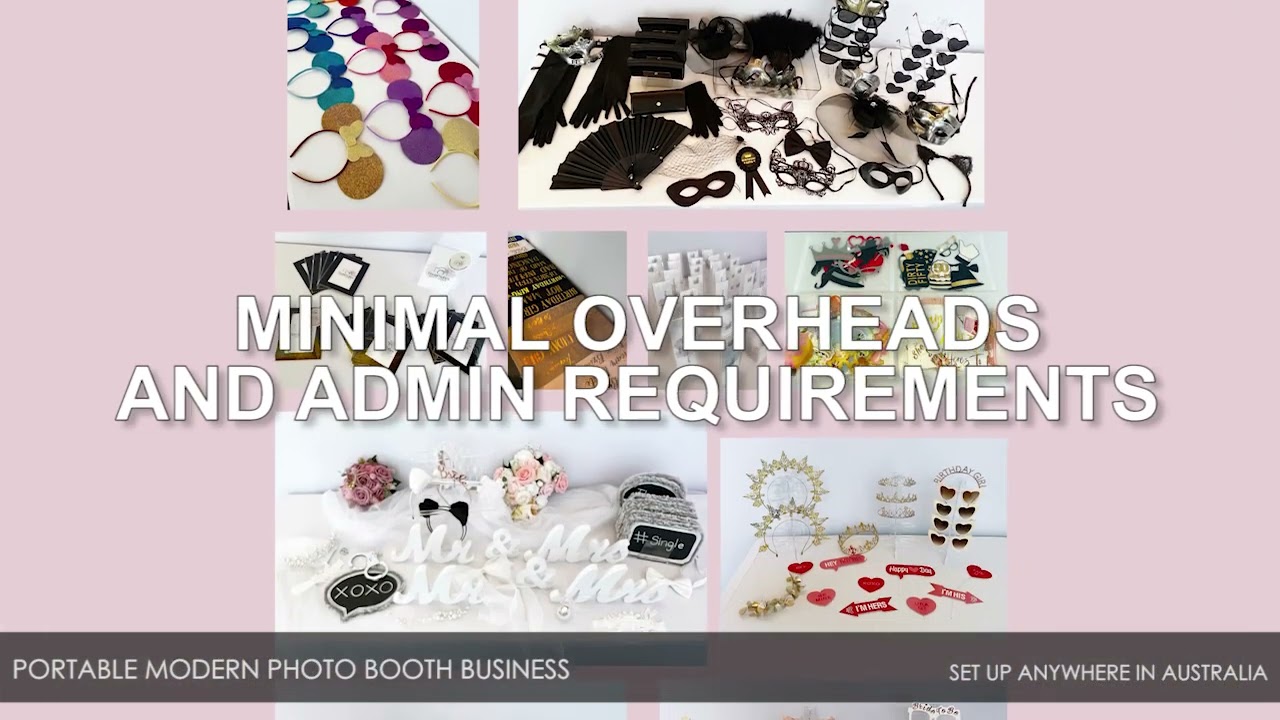 Portable Modern Photo Booth Business &ndash; Set up Anywhere in Australia!