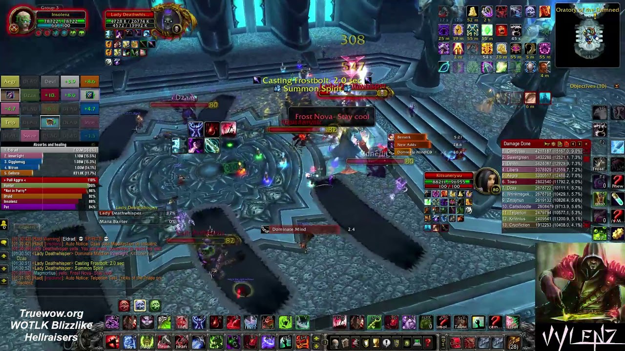 Blood Death Knight (Tank) (WoTLK) | Tank Spot/PoV/Positioning | Icecrown Citadel 25 Heroic (10/12)