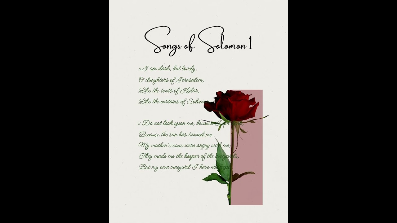 Songs of Solomon 1:5 ║ The Paga Corner