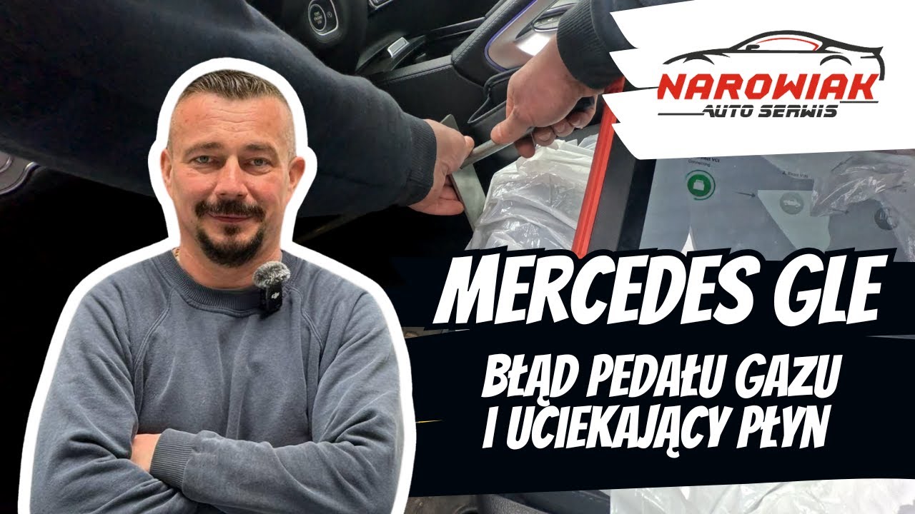 Mercedes GLE - błąd pedału gazu i uciekający płyn