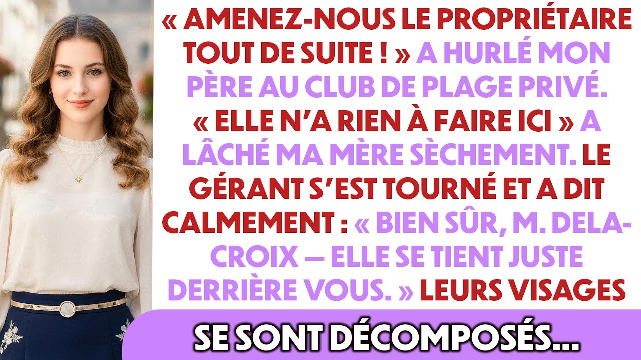 Mes parents ont exigé de parler au propriétaire à cause de moi — ils l’ont aussitôt regretté
