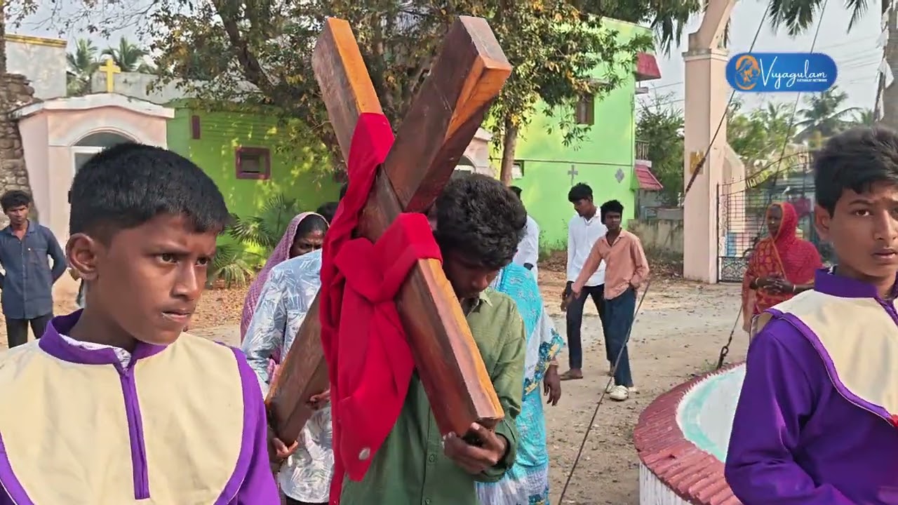  வேட்டவலம் மறைக்கோட்ட அளவிலான திருச்சிலுவைப்பாதை.........