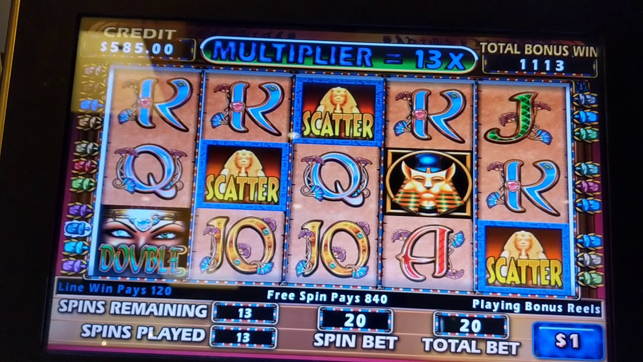 High Limit CLEOPATRA 2 Slot Machine $20 bet hand pay. BIG HANDPAY