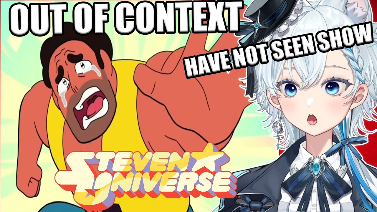 Vtuber реагирует на «Вселенную Стивена», но контекст застрял на дне океана.