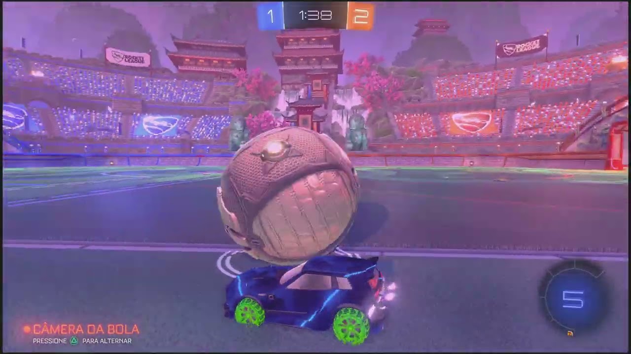 🔥 PERDIA DE 2x0 E VIREI COM GOL DO MEIO DO CAMPO 😂⚽ | Rocket League 1v1 PS5