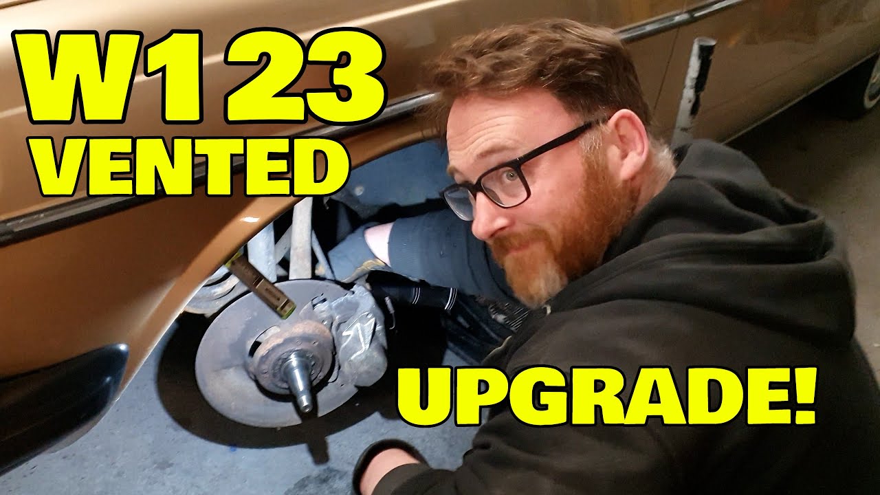 Mercedes W123 Vented Brake Upgrade - HOW TO GUIDE!