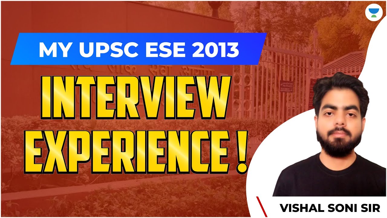UPSC ESE 2013 Interview Experience | Vishal Soni sir | ECE | Kreatryx