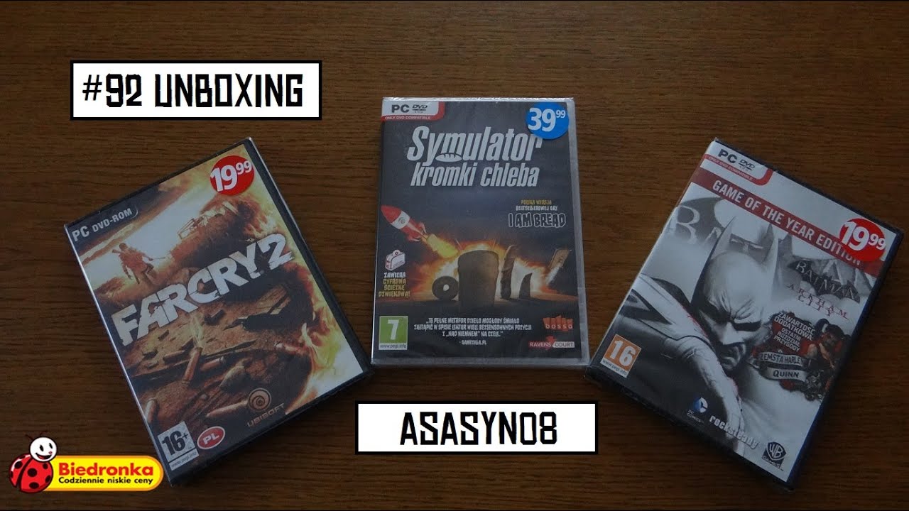 #92 Unboxing: Gry z Biedronki - listopad 2015 [PL]