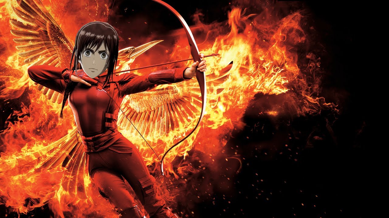 the hunger games but it's attack on titan