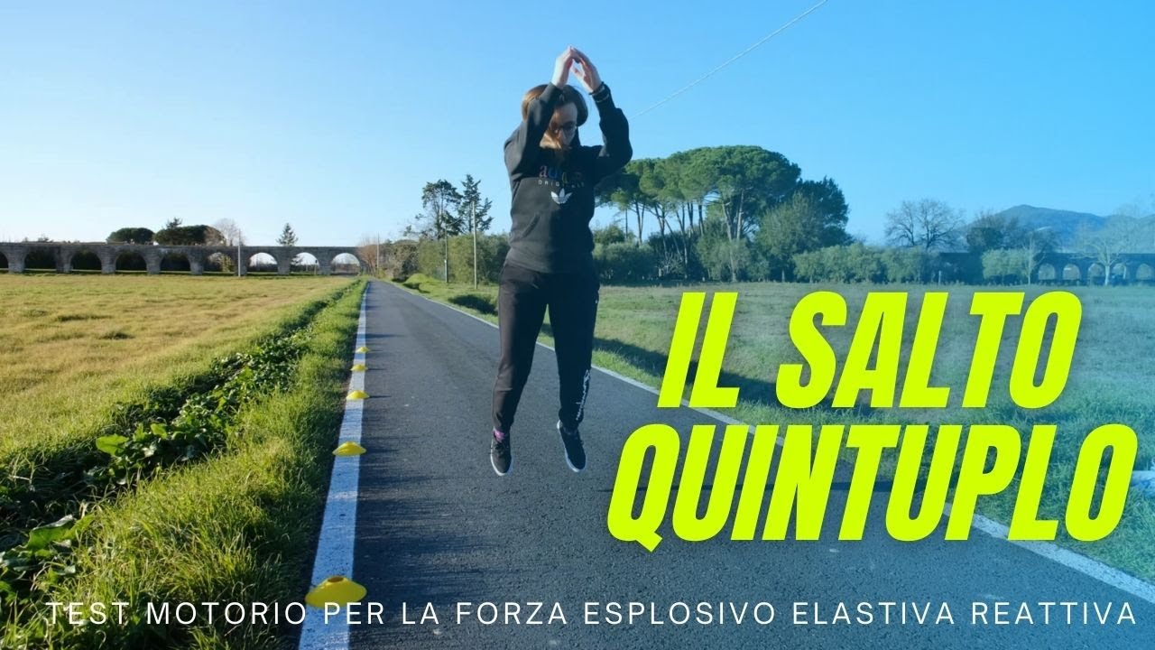 TEST MOTORIO: il salto quintuplo per la forza esplosivo-elastica reattiva