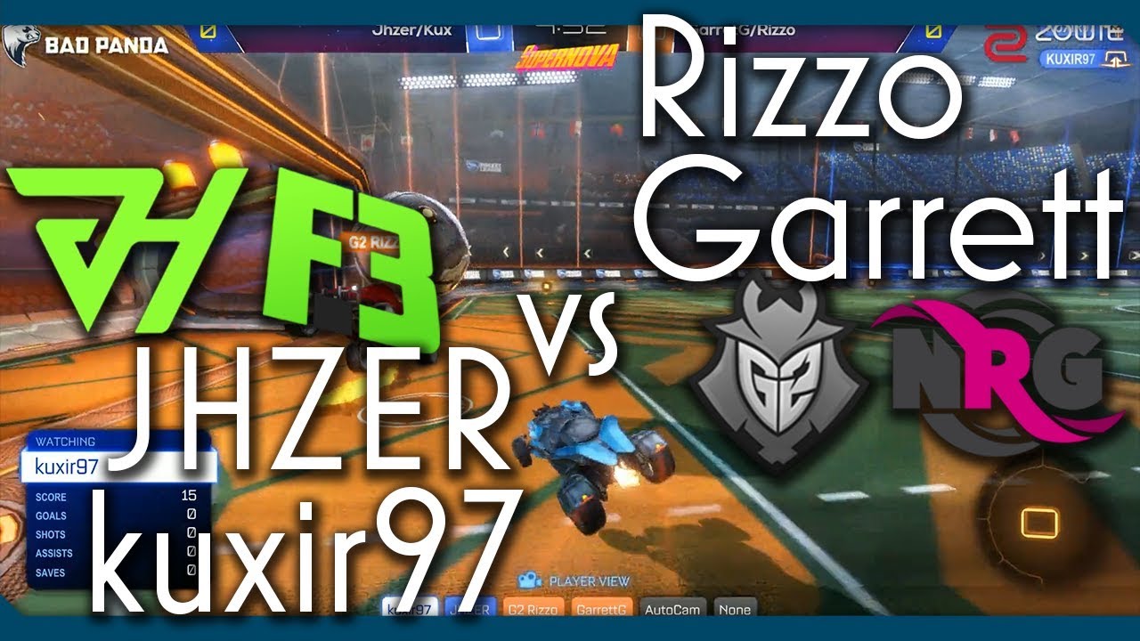 Supernova Match 1 | Rizzo & GarrettG vs JHZER & kuxir97 | Rocket League