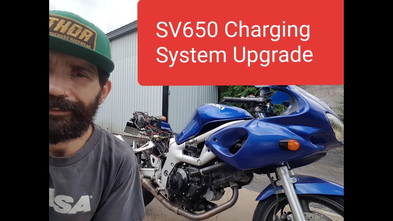 Suzuki SV650 Charging System Upgrade