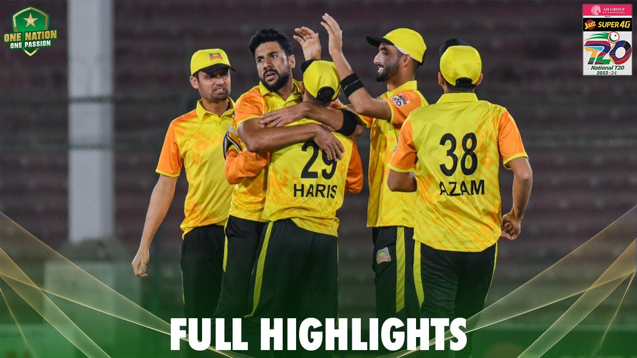 Full Highlights | Peshawar vs Lahore Blues | Match 43 | National T20 2023-24 | PCB | M1W1L