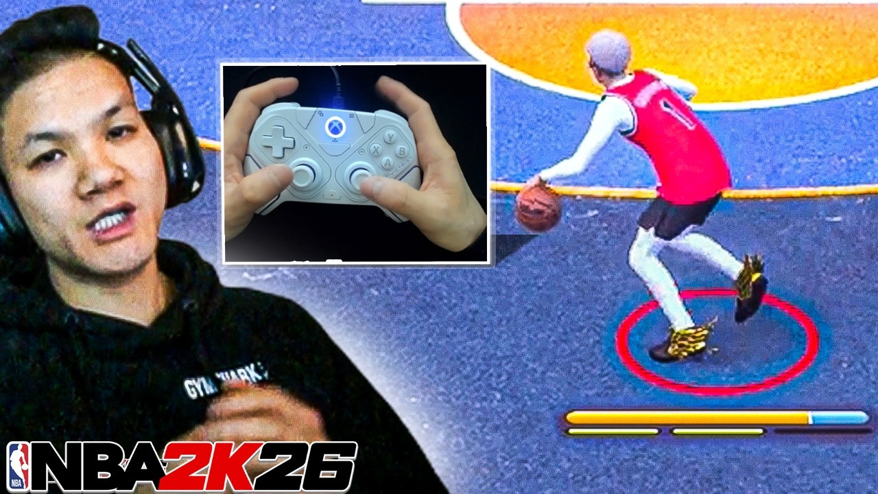 Базовые комбинации дриблинга, которые доминируют над 90% игроков в NBA 2K26 (съемка рук) | Учебно...