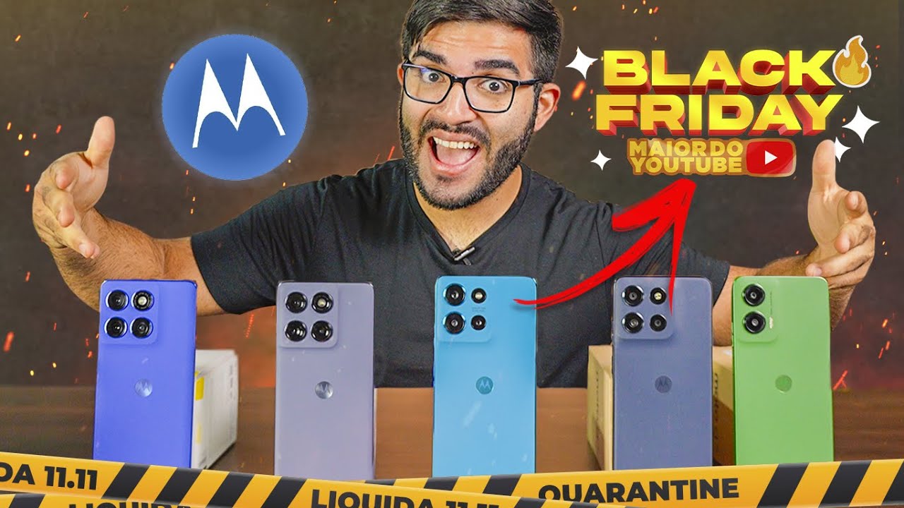 MELHOR QUE SAMSUNG? TOP 6 Smartphones da Motorola para a Black Friday 2025! (testados e aprovados)