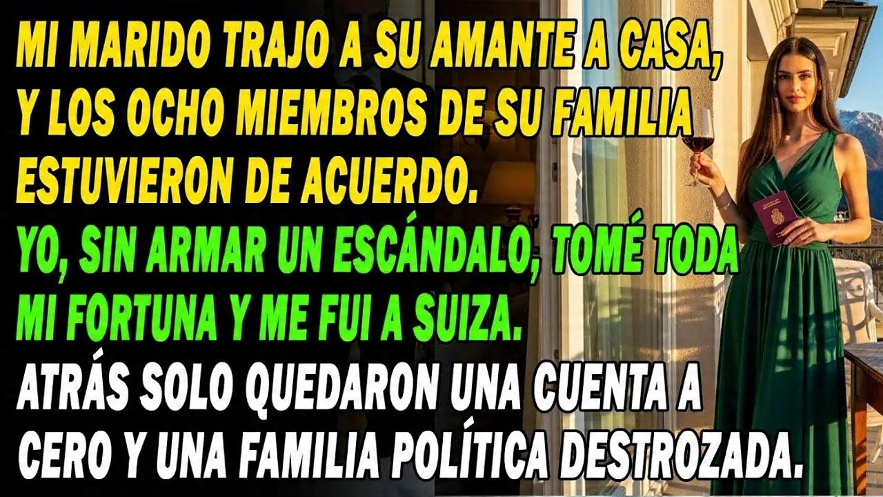 Mi Marido Se Trajo A La Amante, Su Familia La Aceptó 🤷‍♀️. Me Llevé Todo 💰Y Los Dejé En La Ruina 👋😏
