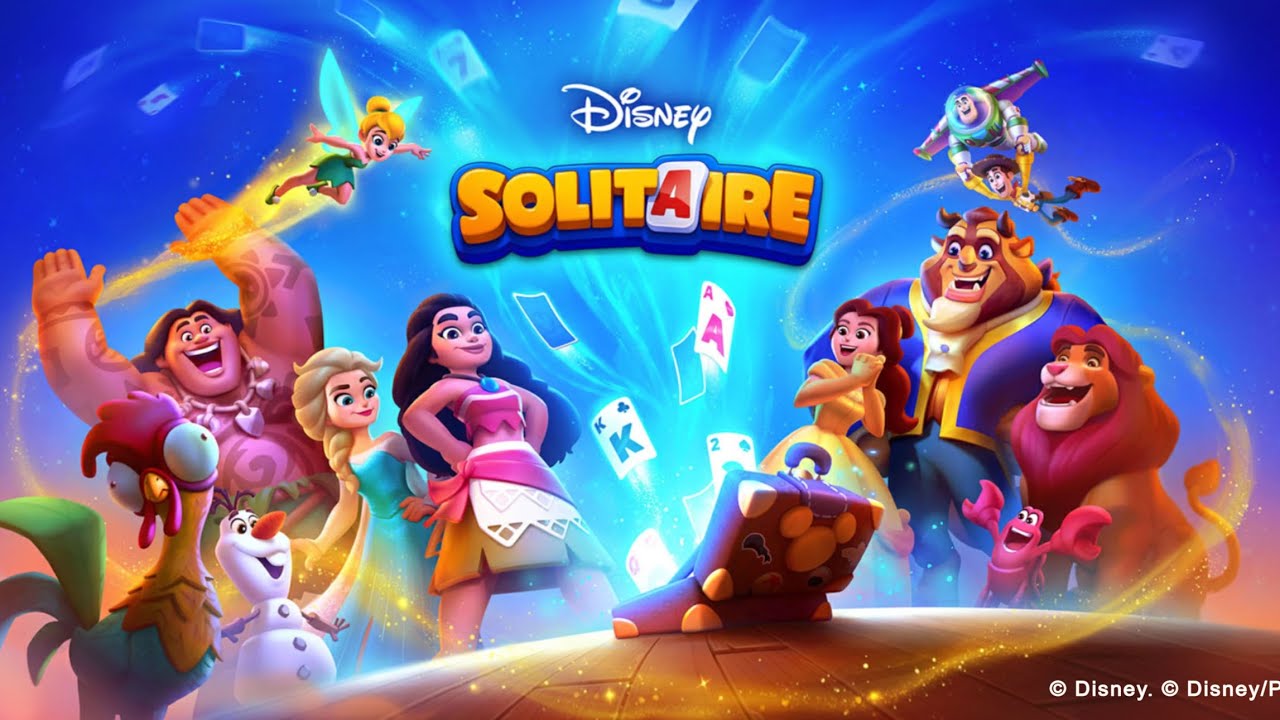 Disney Solitaire 💛 pt. 1 ………..diving into a new adventure 🐠🌼 I flop at card games, but here we are….