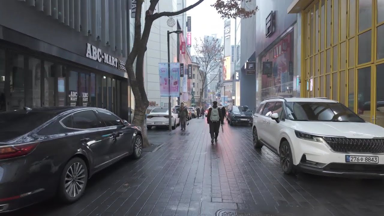 観光客ゼロの明洞を歩く｜4K Seoul Morning Walk
