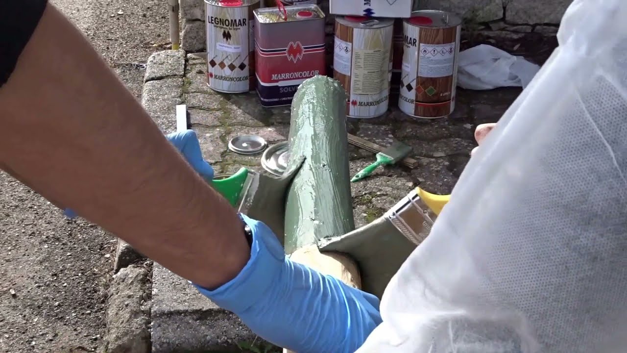 Il pino di Grazia Deledda | Sistemazione del terreno e inizio della staccionata